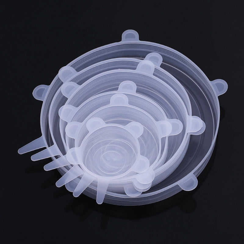 6-piece Stretchable Fruit And Vegetable Fresh-keeping Cover