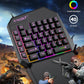 Lei Lang TF900 Single Hand Mouse Keyboard Suit