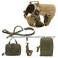 Tactical Dog Harness Pet German Shepherd K9 Training Vest Dog Harness And Leash Set For All Breeds Dogs