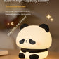 Panda Head Silicone Seven-color Night Light Creative Desk Lamp Home Decor