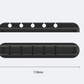 Silicone storage cable management cable clamp